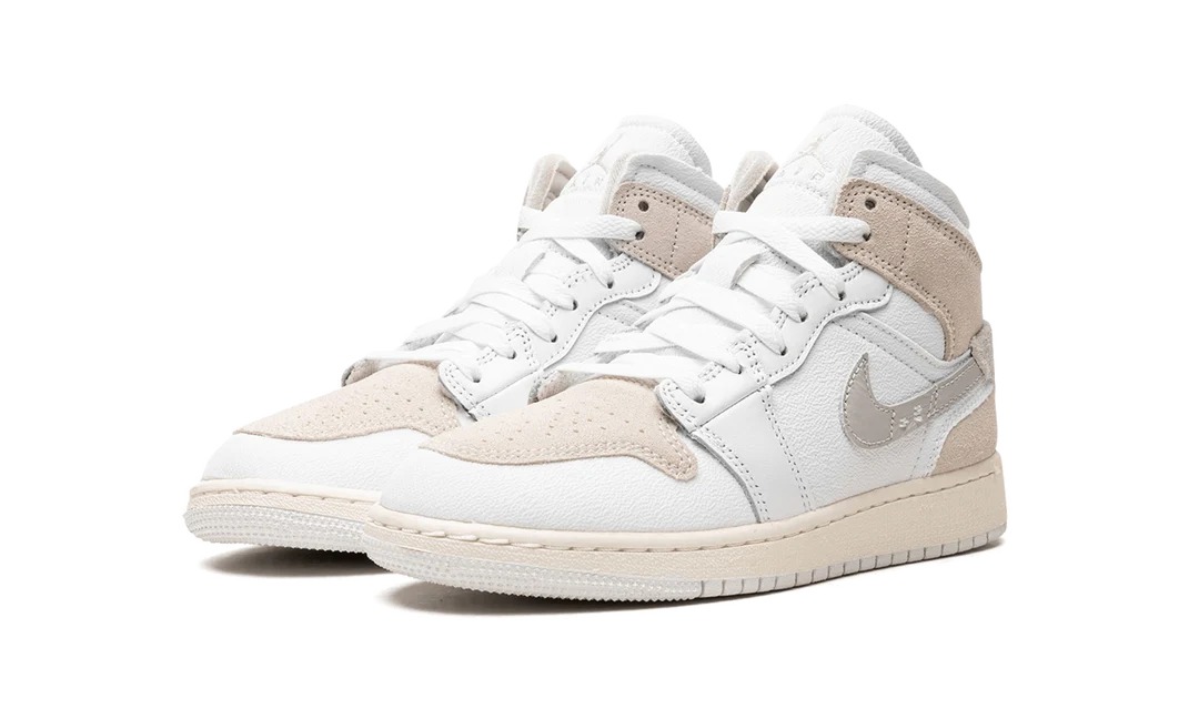 Jordan 1 Mid SE Craft Inside Out White Grey