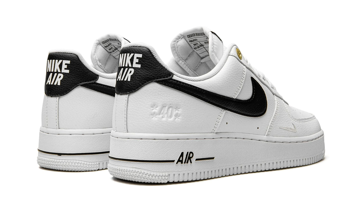 Nike Air Force 1 Low '07 LV8 40. Anniversary White Black