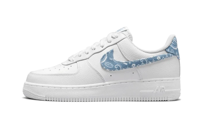 Nike Air Force 1 Low '07 Essential White Worn Blue Paisley (Women's)