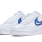 Nike Air Force 1 Low '07 FM Cut Out Swoosh White Game Royal