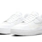 Nike Air Force 1 PLT.AF.ORM Triple White (Women's)