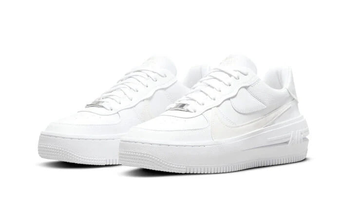 Nike Air Force 1 PLT.AF.ORM Triple White (Women's)