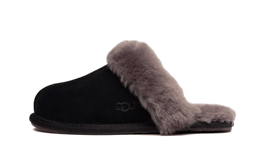 UGG Scuffette II Slipper Black Grey (Women's)