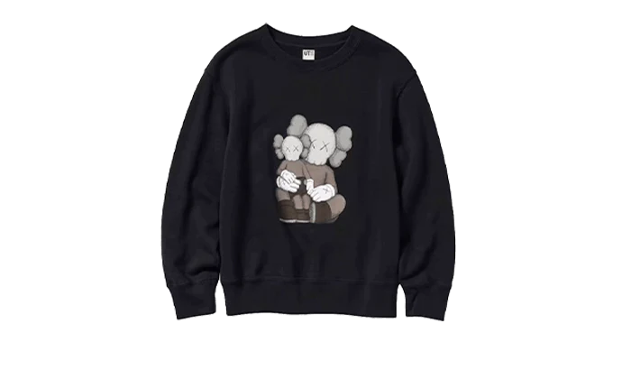 Uniqlo Longsleeve Sweatshirt KAWS Black