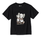 Uniqlo T-Shirt KAWS Black Graphic