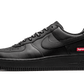 Nike Air Force 1 Low Supreme Black - soleHub