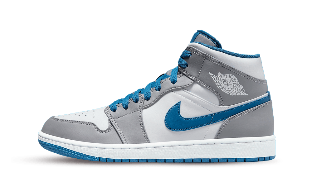 Jordan 1 Mid True Blue - soleHub