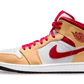 Jordan 1 Mid Beige Red - soleHub