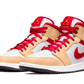 Jordan 1 Mid Beige Red - soleHub