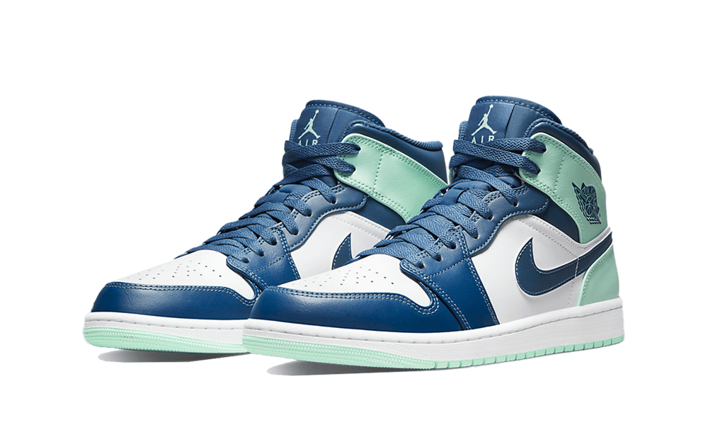 Jordan 1 Mid Mystic Navy Mint Foam - soleHub