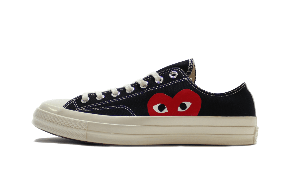 Converse Chuck Taylor All-Star 70s Low CDG PLAY Black - soleHub