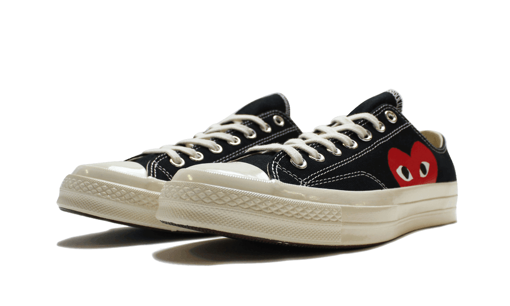 Converse Chuck Taylor All-Star 70s Low CDG PLAY Black - soleHub