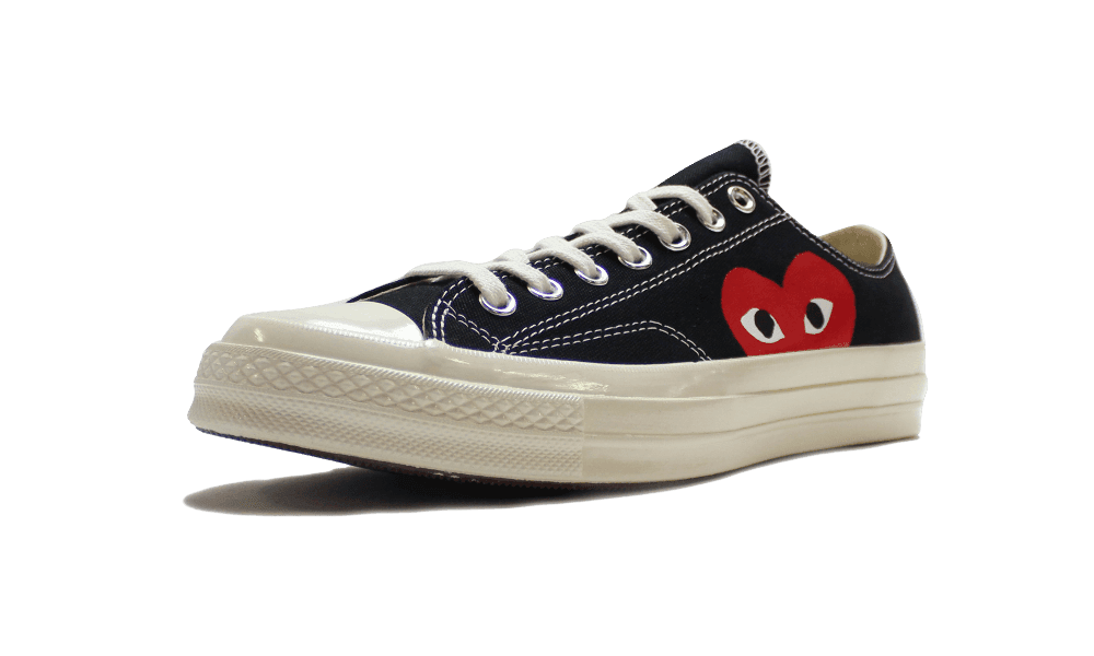 Converse Chuck Taylor All-Star 70s Low CDG PLAY Black - soleHub