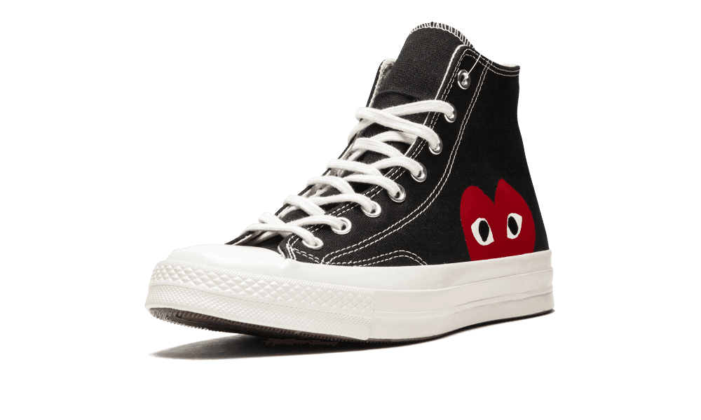 Converse Chuck Taylor All-Star 70s Hi CDG PLAY Black - soleHub